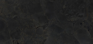 Тонкий керамогранит JURASSIC BLACK POLISHED 167,4Х70 6 мм полированный*